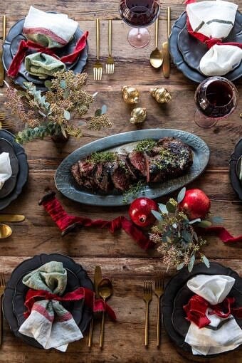 Our 2019 Christmas Eve and Christmas Dinner Menu | halfbakedharvest.com #christmasmenu
