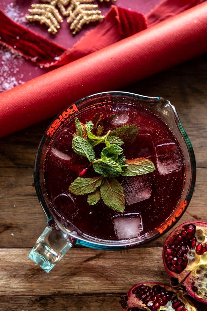 overhead photo of The Santa Clause Smash in measuring cup