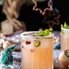The Spicy Sweet Grinch Cocktail | halfbakedharvest.com #thegrinch #christmasdrinksaturday #vodka