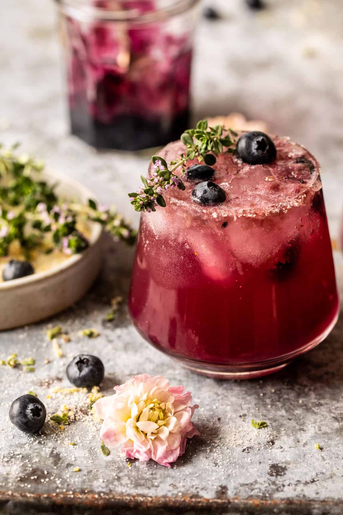 Blueberry Lemon Thyme Smash | halfbakedharvest.com