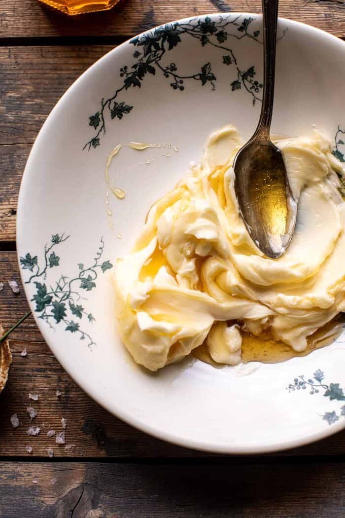 overhead photo of Salted Honey Butter