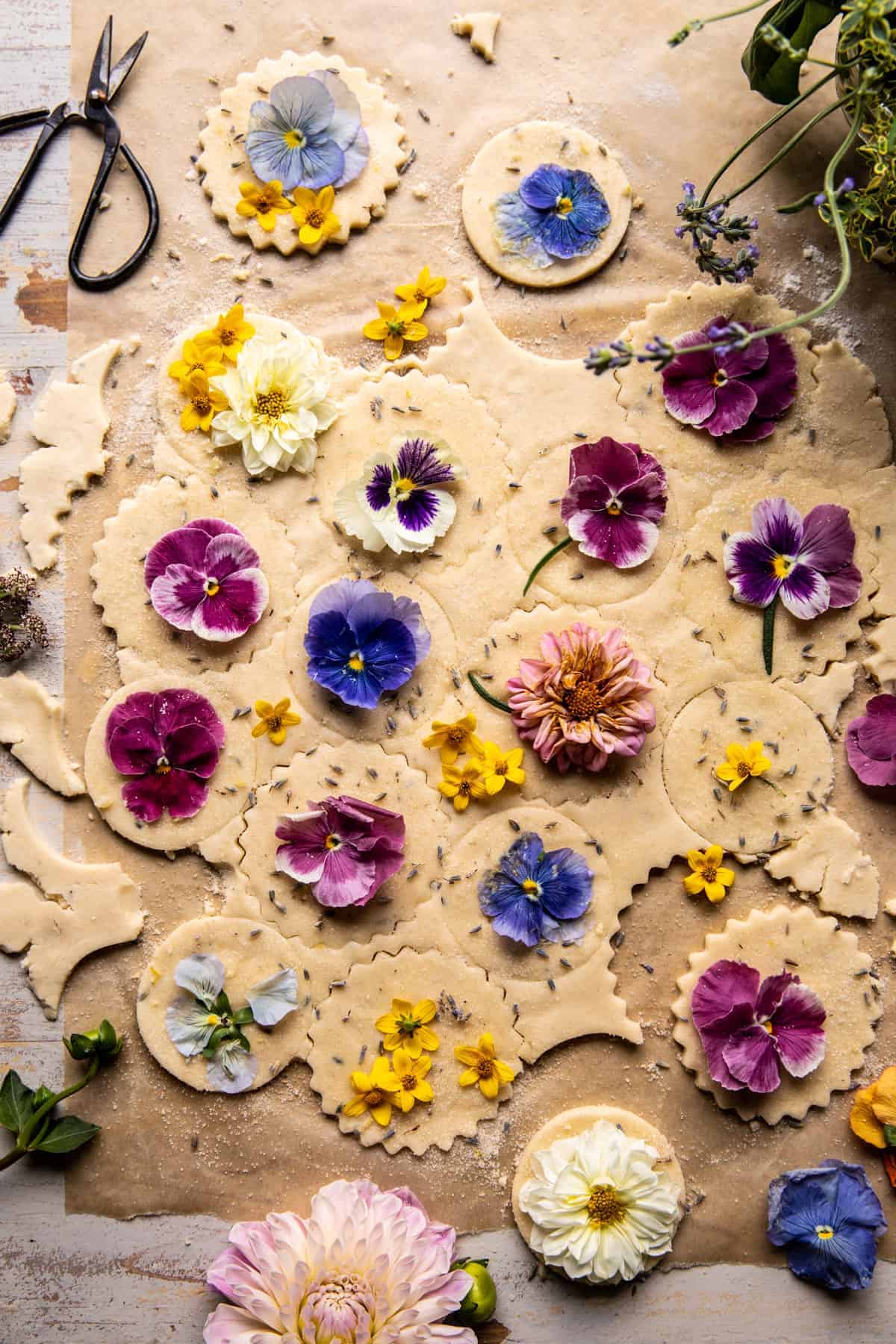 Lavender Lemon Sugar Cookies | halfbakedharvest.com