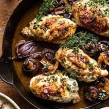 Herbed Ricotta Stuffed Chicken In White Wine Pan Sauce | halfbakedharvest.com