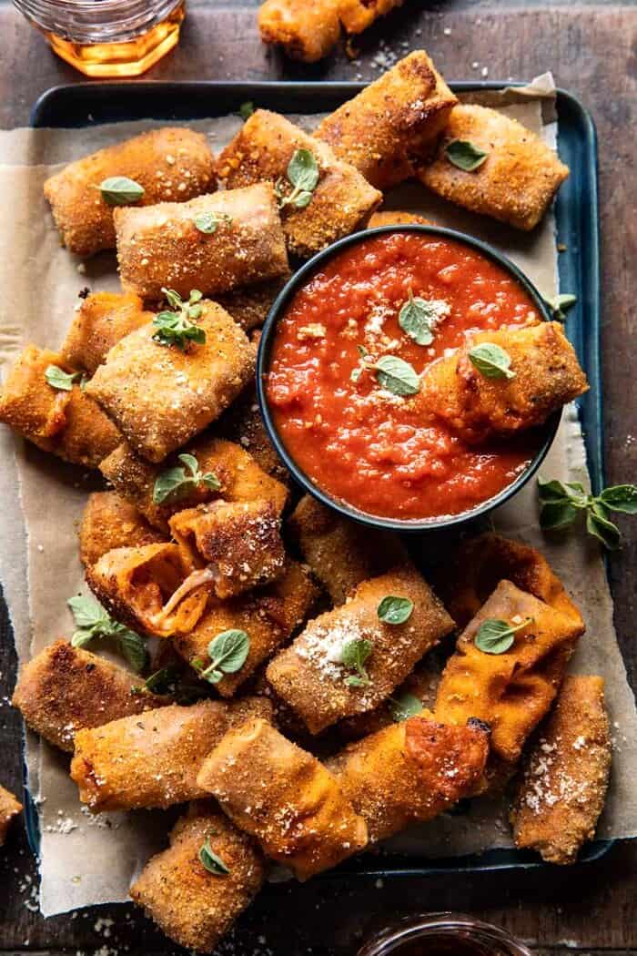 Homemade Cheesy Pizza Rolls | halfbakedharvest.com