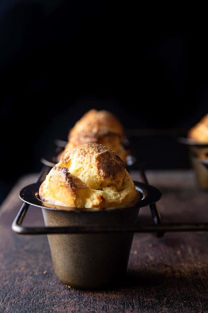 prep photo of Salted Rosemary Popovers with Honey Butter 