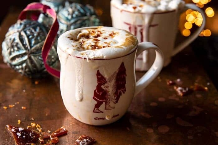 horizontal photo of Salted Caramel Brulee Latte 