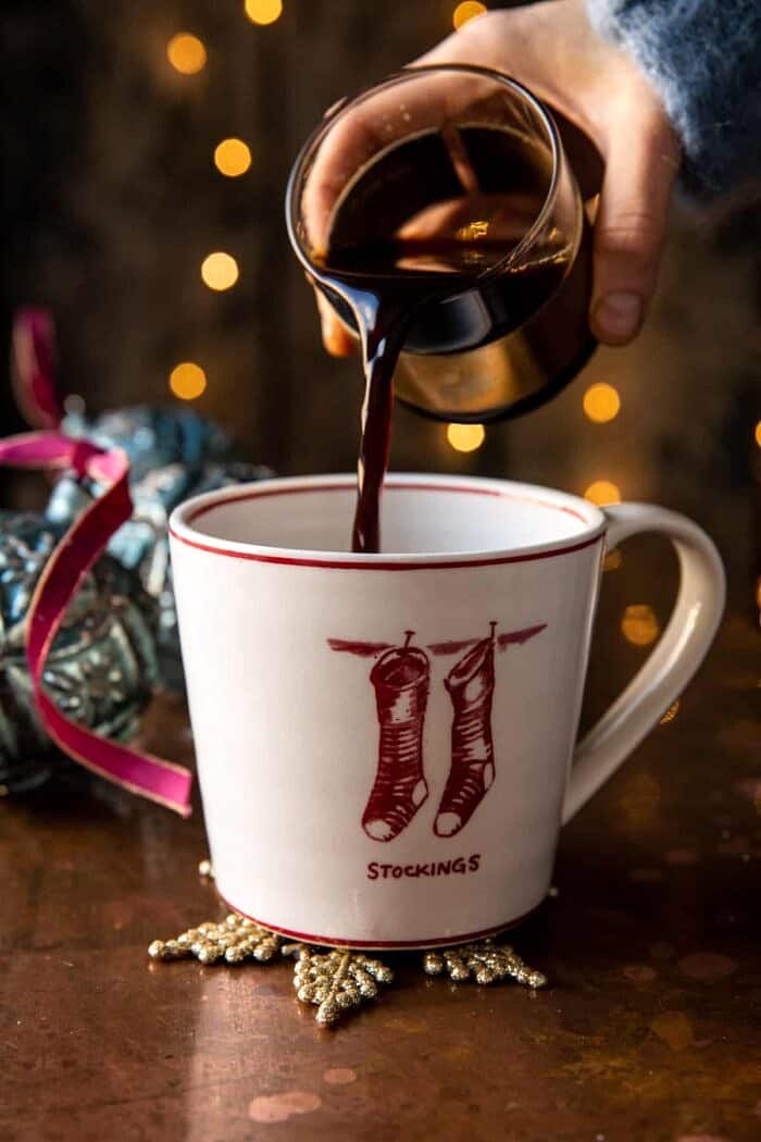 prep photo of pouring espresso