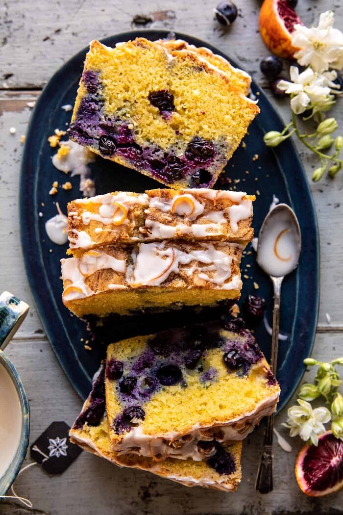 Earl Grey Blueberry Lemon Cake | halfbakedharvest.com