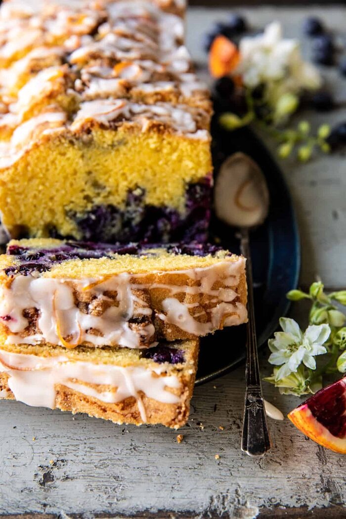 Earl Grey Blueberry Lemon Cake | halfbakedharvest.com