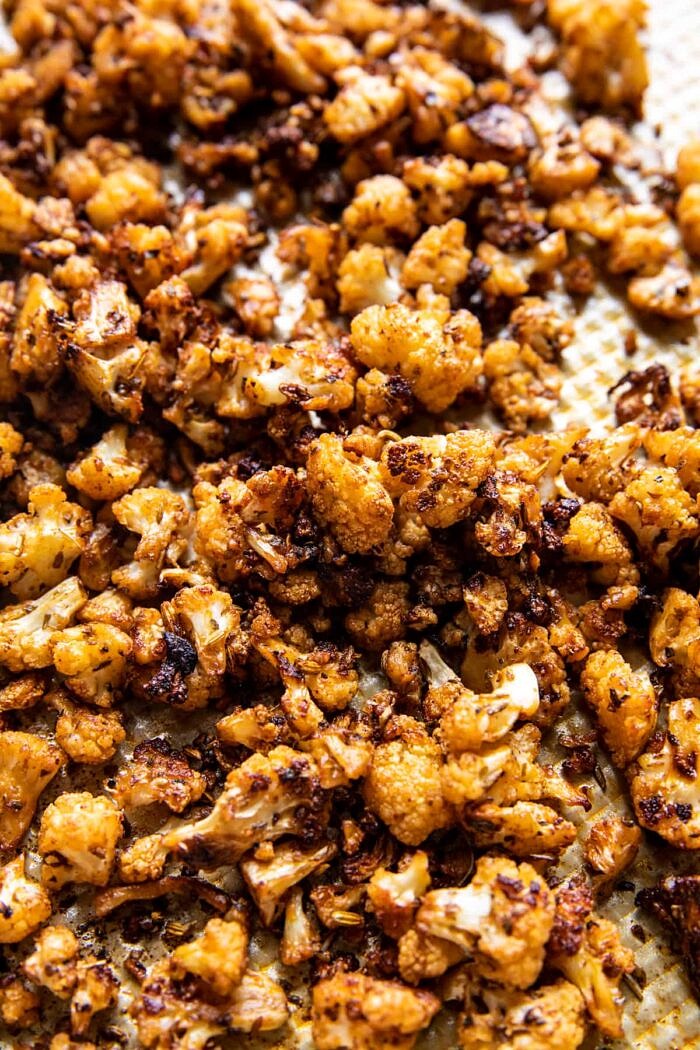 prep photo of Roasted Cauliflower Bolognese