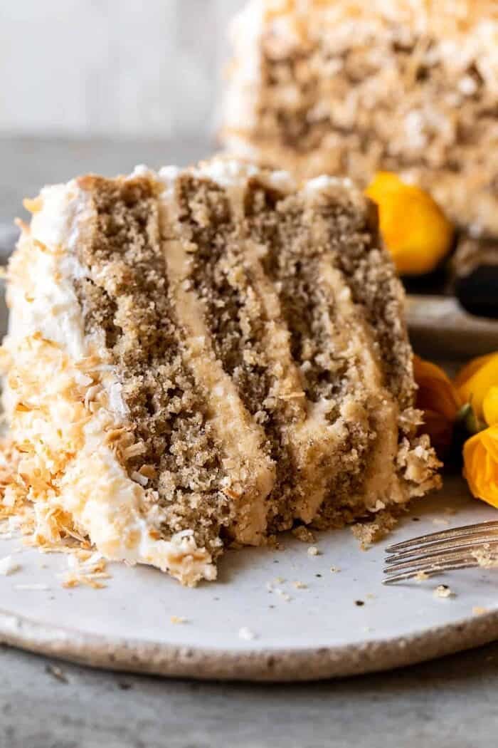Coconut Pecan Caramel Butter Cake | halfbakedharvest.com