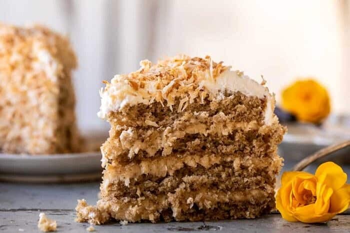 Coconut Pecan Caramel Butter Cake | halfbakedharvest.com