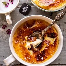 Easy Vanilla Earl Grey Crème Brûlée | halfbakedharvest.com