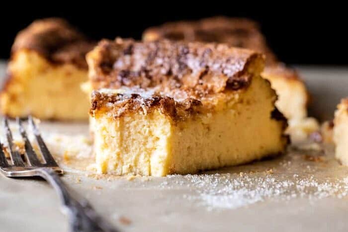 Simple Lemon Sugar Burnt Basque Cheesecake | halfbakedharvest.com