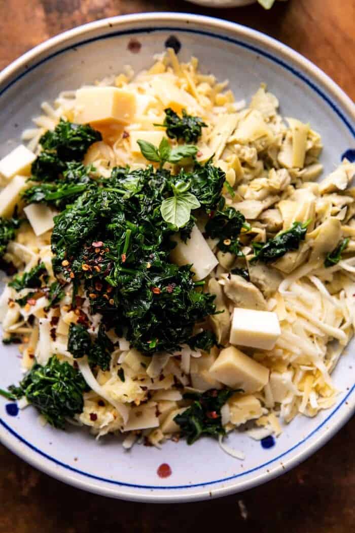 Spinach and Artichoke Pita Grilled Cheese | halfbakedharvest.com