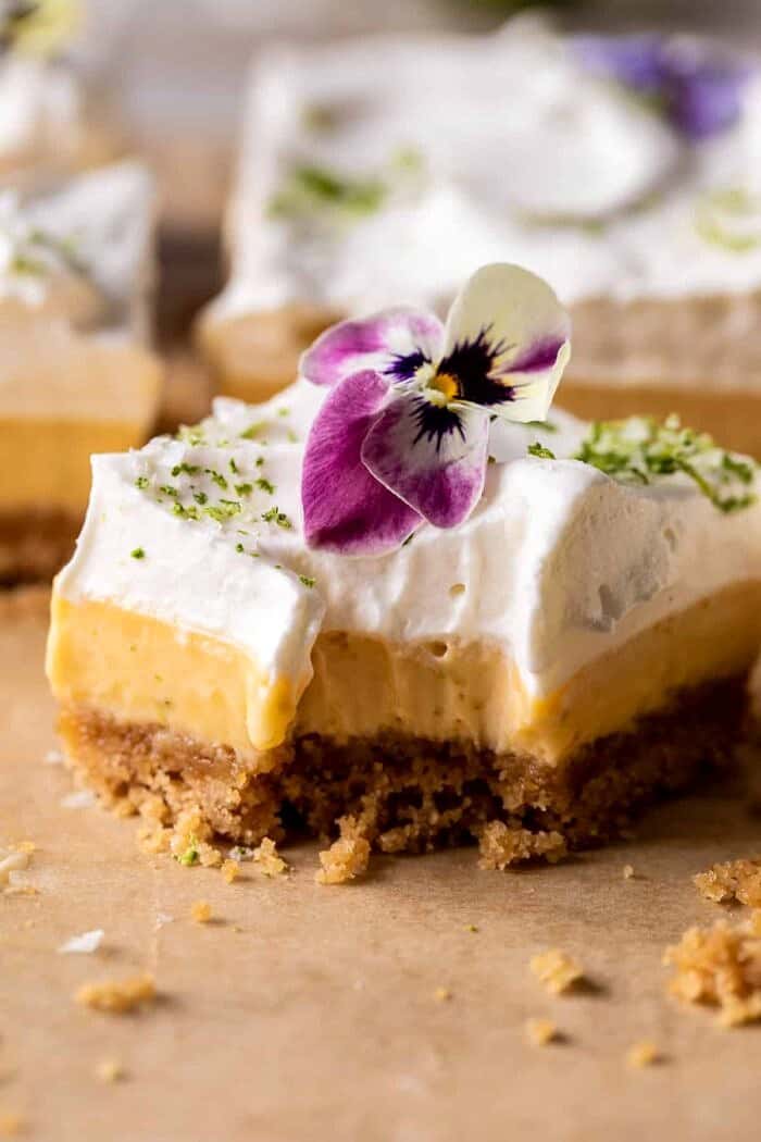 Lemon Key Lime Pie Bars | halfbakedharvest.com