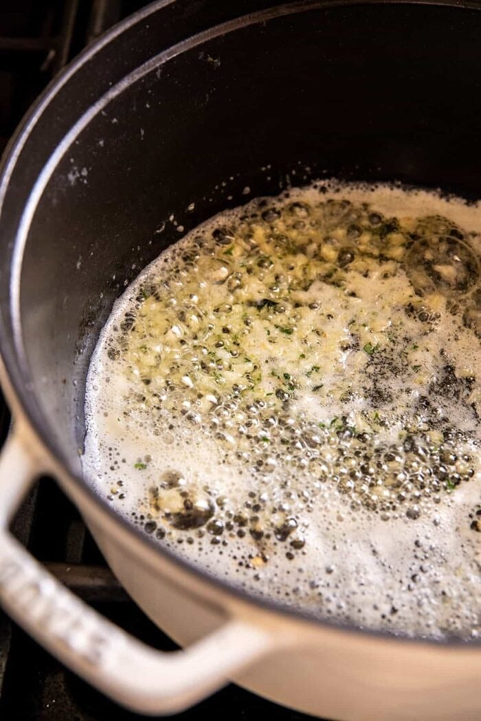 prep photo of garlic butter 