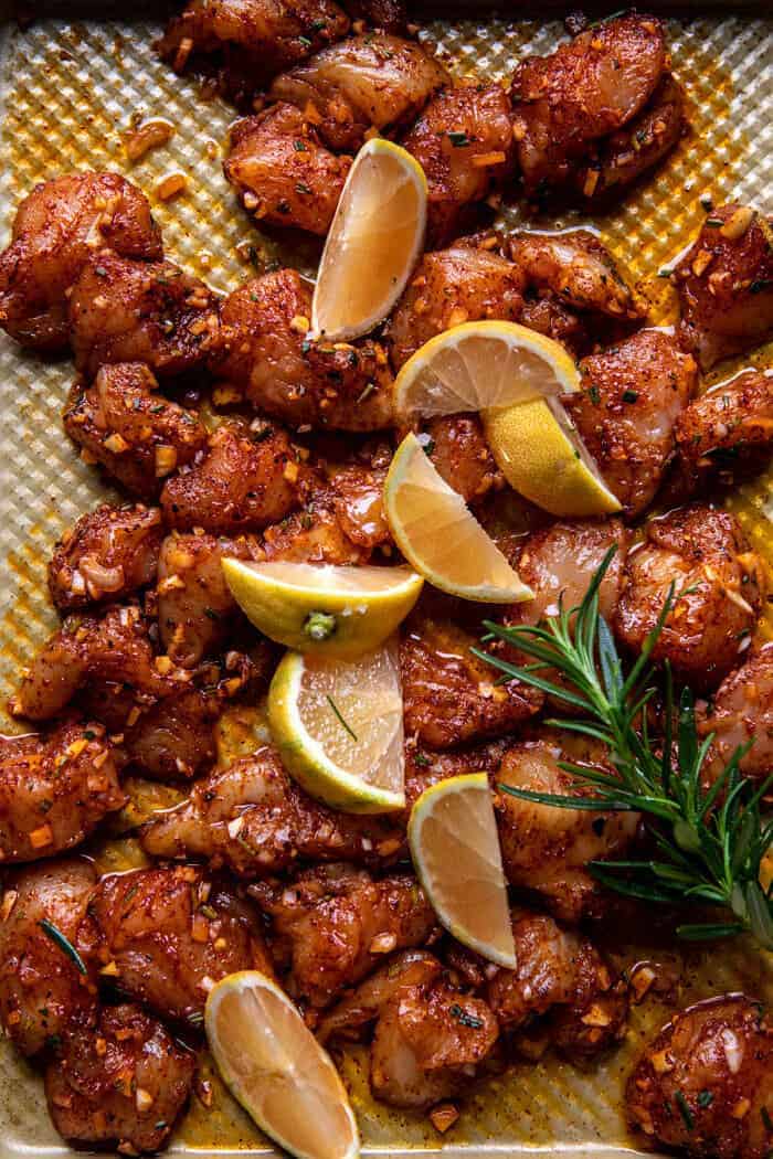 Rosemary Chicken and Avocado Bacon Pitas with Honey Feta Sauce | halfbakedharvest.com