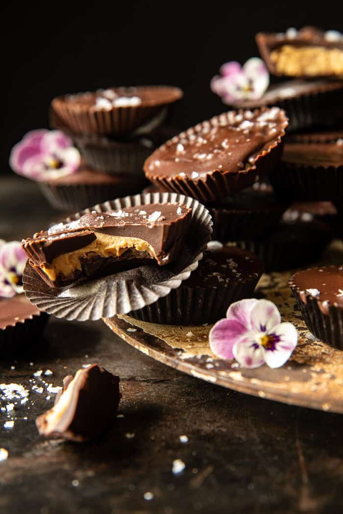 Frozen Chocolate Peanut Butter Cups | halfbakedharvest.com
