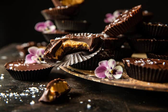 Frozen Chocolate Peanut Butter Cups | halfbakedharvest.com