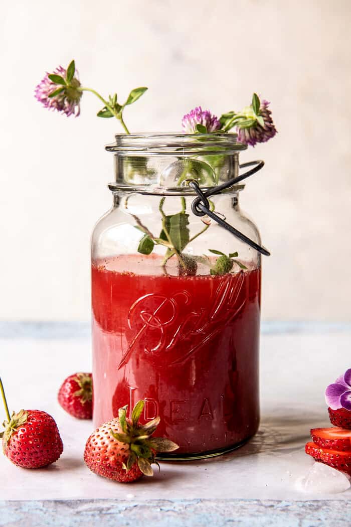 Strawberry Pink Drink | halfbakedharvest.com