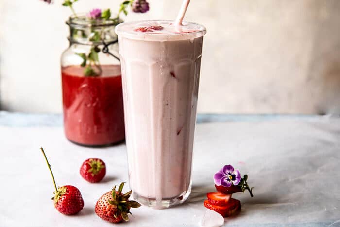 Strawberry Pink Drink | halfbakedharvest.com
