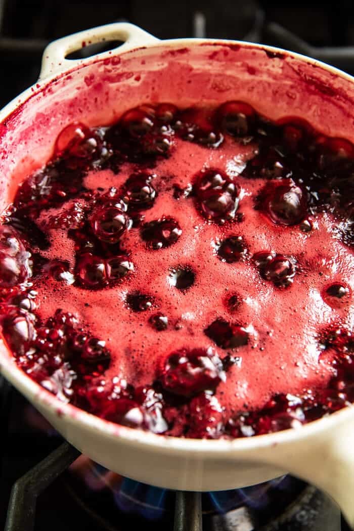 Swirled Blackberry Lavender Sheet Cake | halfbakedharvest.com