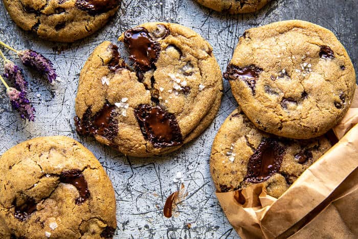 Vegan Double Chocolate Chunk Cookies | halfbakedharvest.com