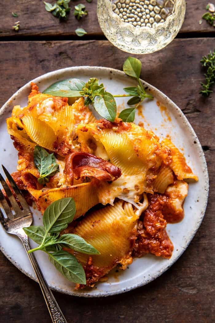 Butternut Squash and Cheese Stuffed Pasta Shells | halfbakedharvest.com