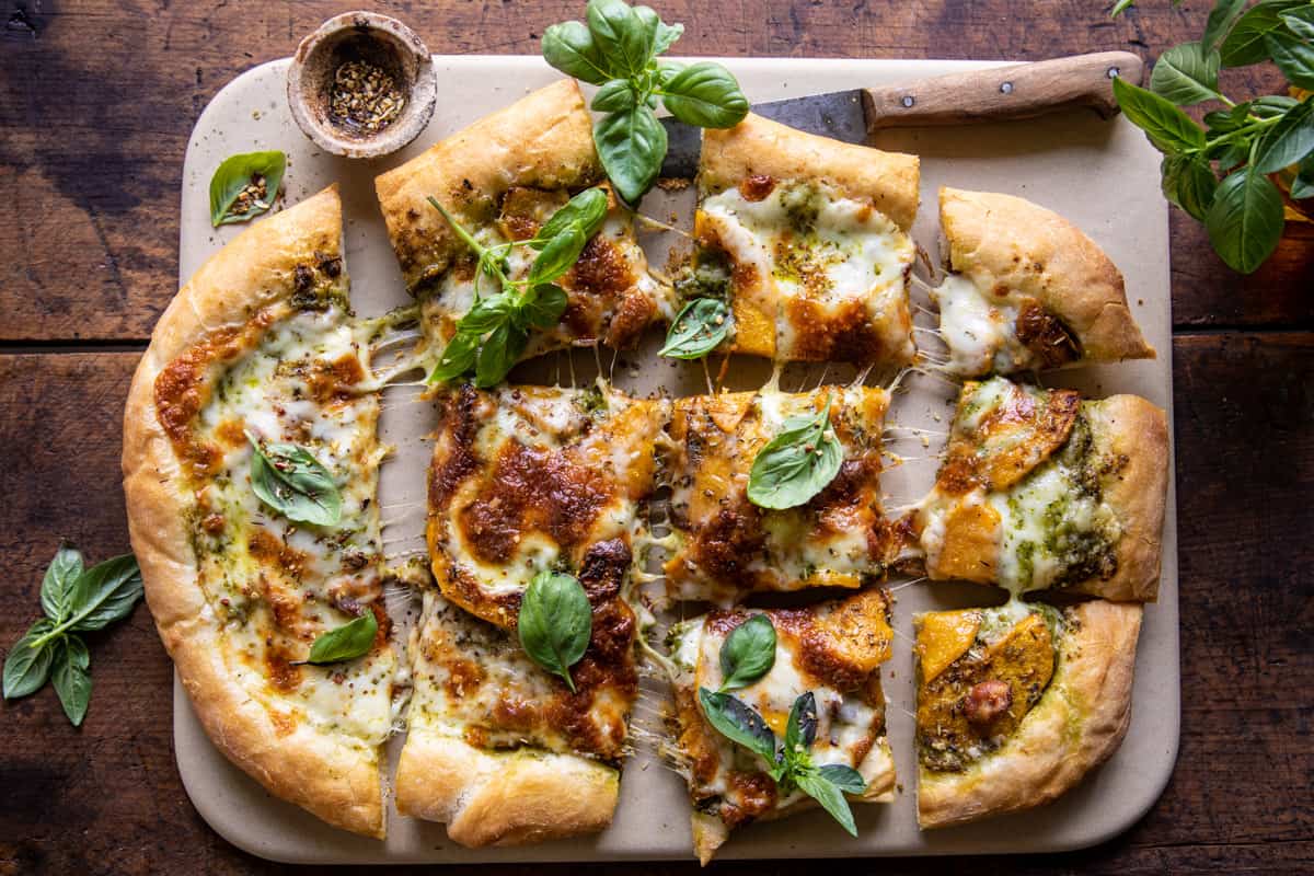 Rosemary Roasted Butternut Squash Pizza | halfbakedharvest.com