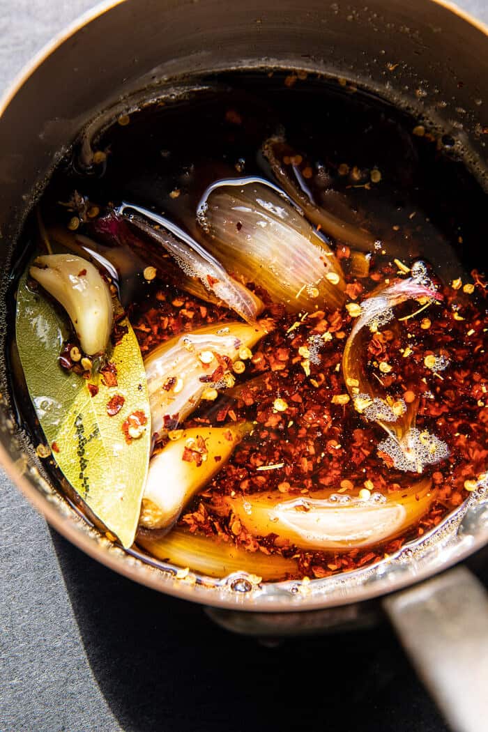 Sesame Ginger Dumplings in Chili Oil | halfbakedharvest.com