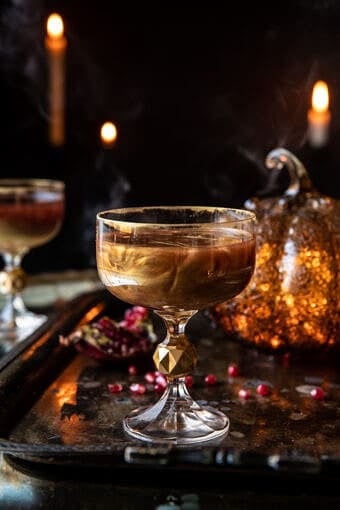 I put a Spell on You Poison Apple Martini | halfbakedharvest.com