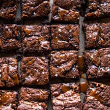 Caramel Mocha Nutella Brownies | halfbakedharvest.com