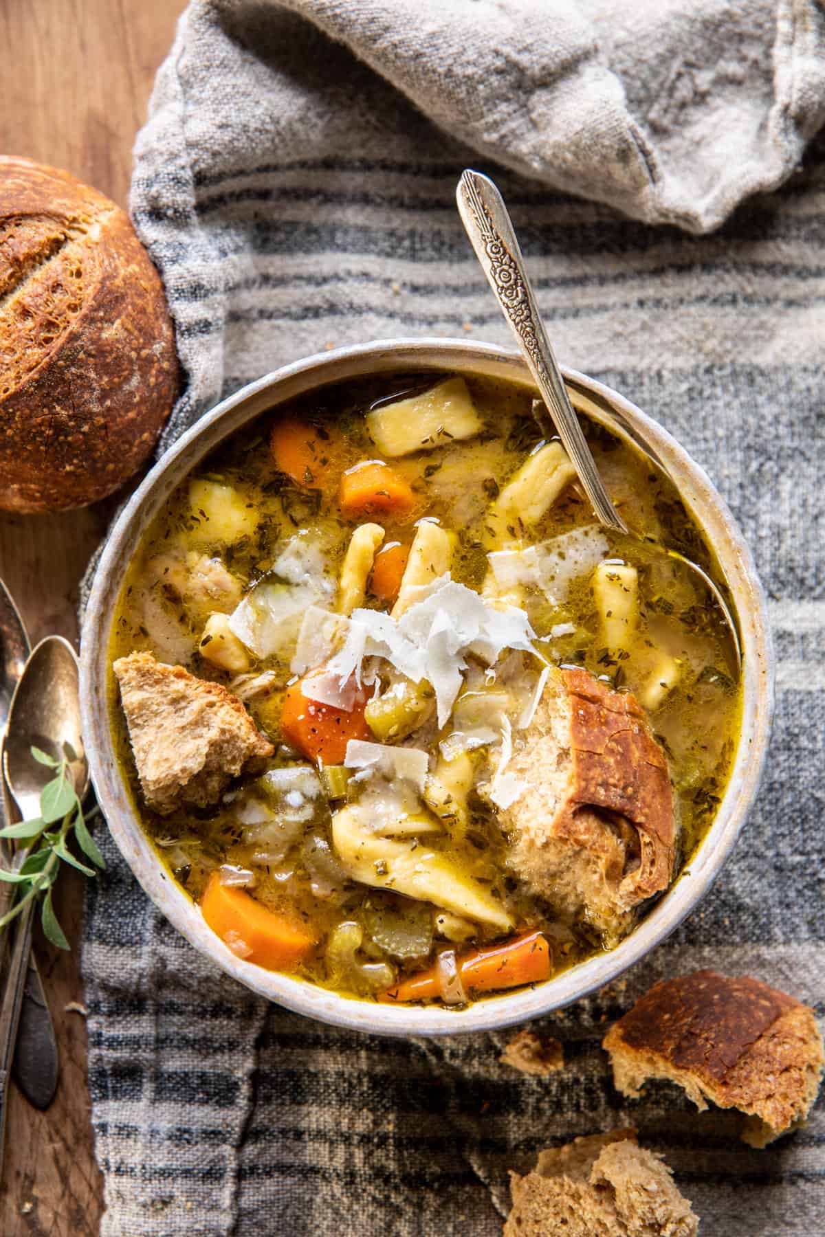 Homestyle Chicken Noodle Soup | halfbakedharvest.com