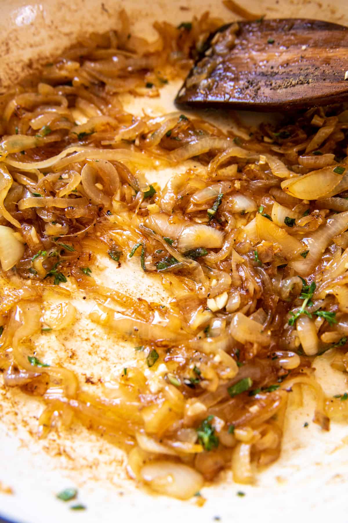 One Pot French Onion Pasta with Crispy Prosciutto | halfbakedharvest.com