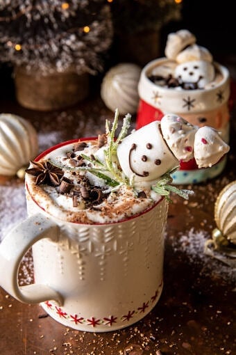 Caramel Espresso Hot Cocoa | halfbakedharvest.com