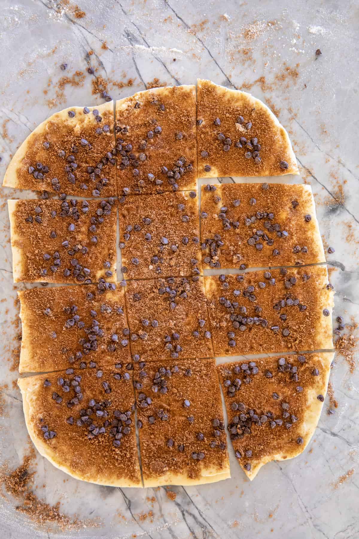 Chocolate Cinnamon Sugar Pull Apart Wreath | halfbakedharvest.com