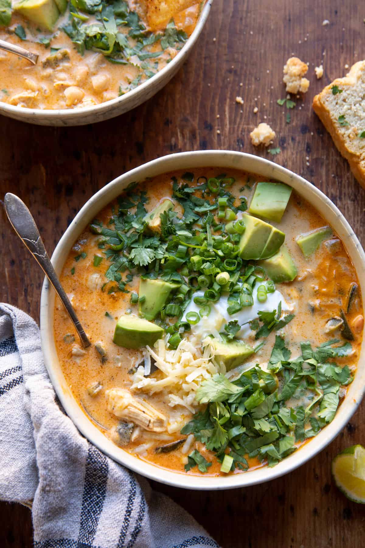 Creamy White Chicken Chili | halfbakedharvest.com