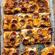 Sheet Pan Alla Vodka Pizza | halfbakedharvest.com