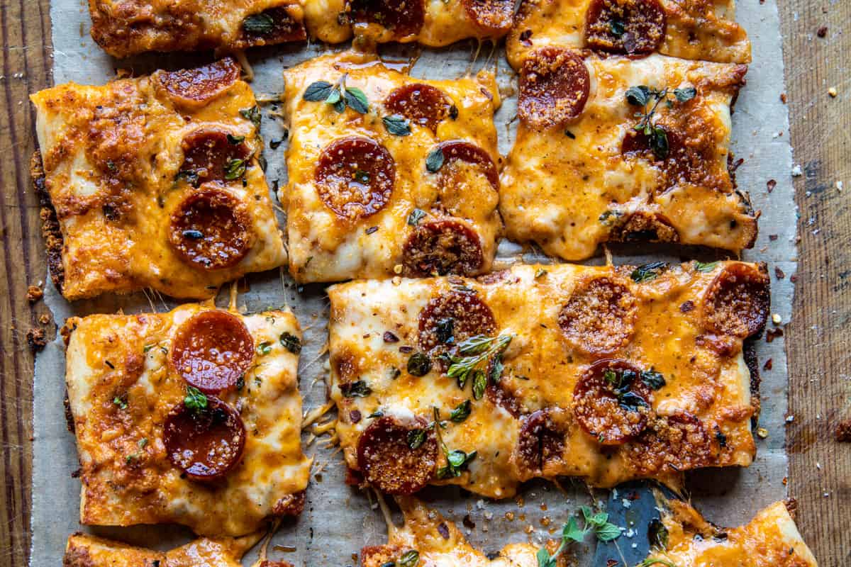 Sheet Pan Alla Vodka Pizza | halfbakedharvest.com