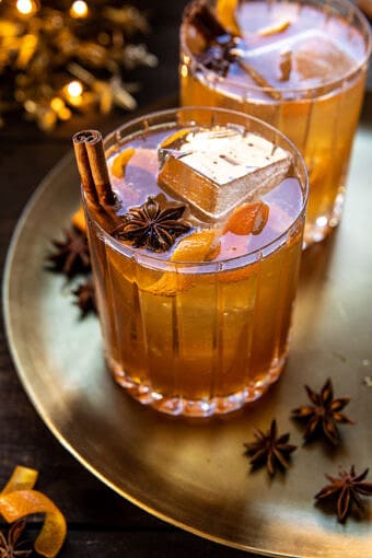 Spiced Maple Bourbon Fizz | halfbakedharvest.com