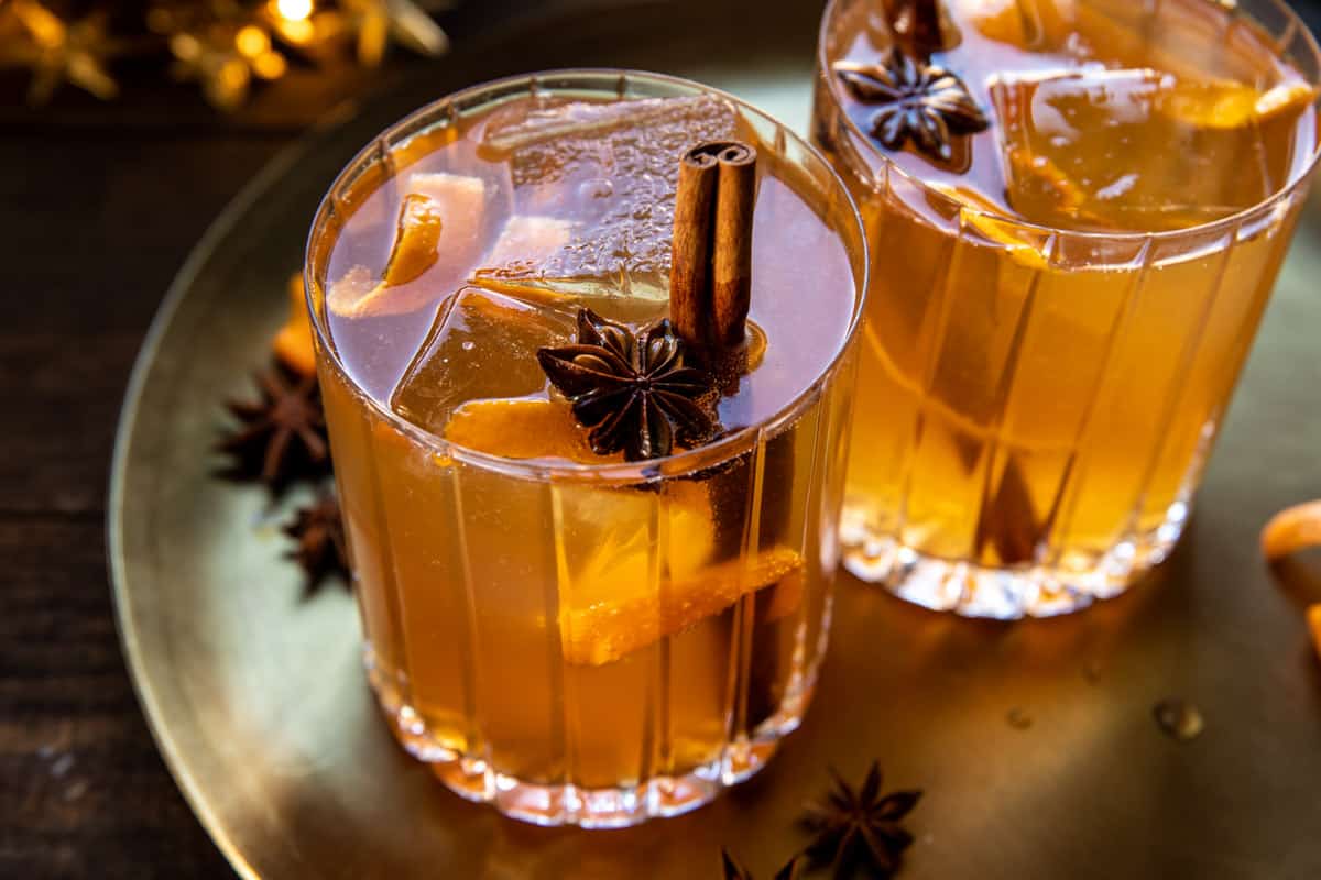 Spiced Maple Bourbon Fizz | halfbakedharvest.com