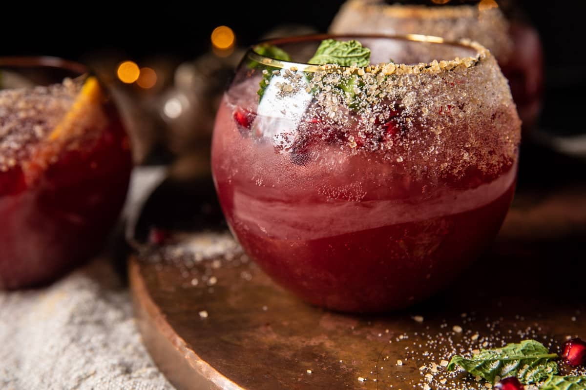 Spicy Pomegranate Ginger Paloma | halfbakedharvest.com