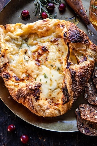 Baked Gruyère in Pastry with Rosemary and Garlic | halfbakedharvest.com