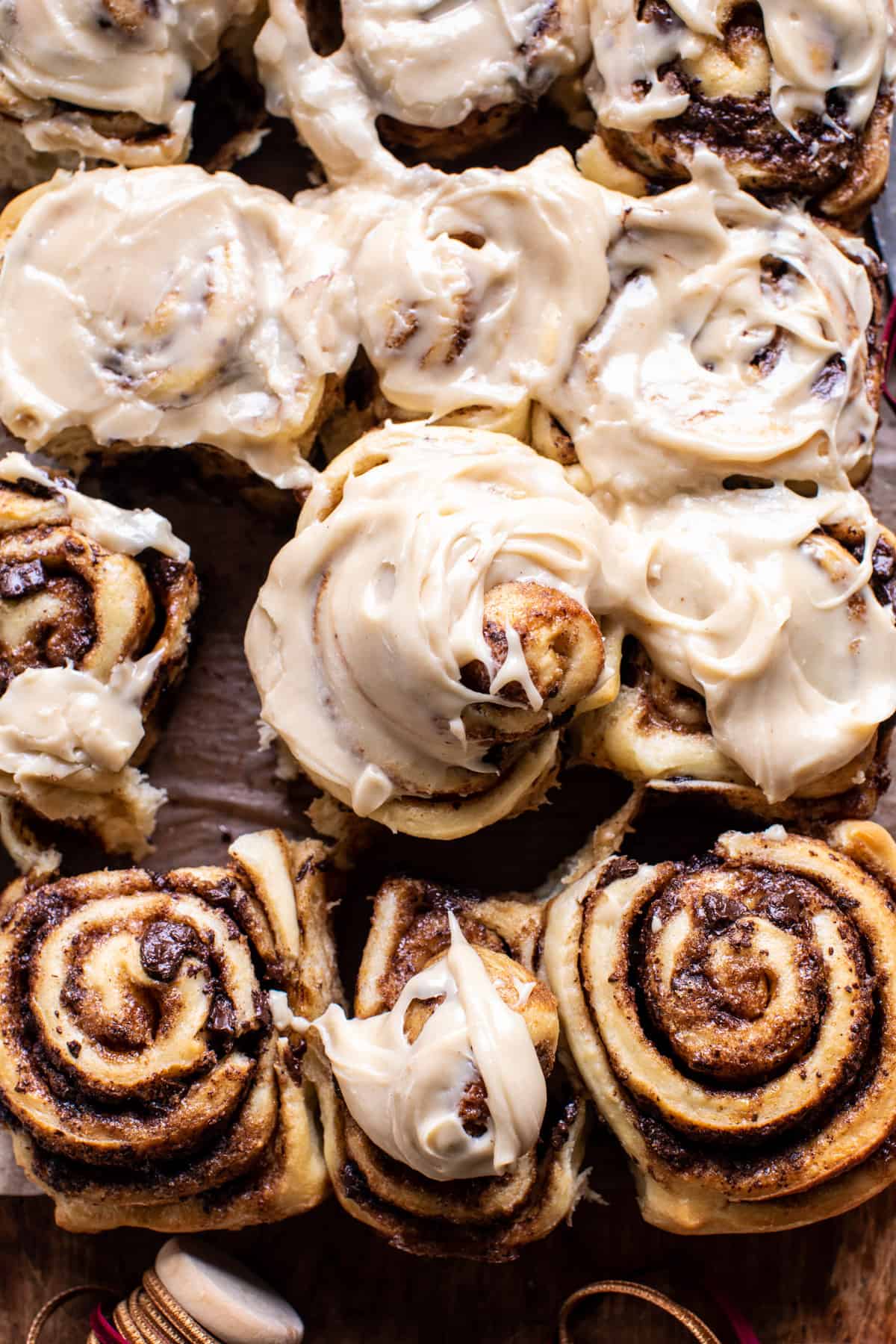 Brown Butter Iced Mocha Cinnamon Rolls | halfbakedharvest.com