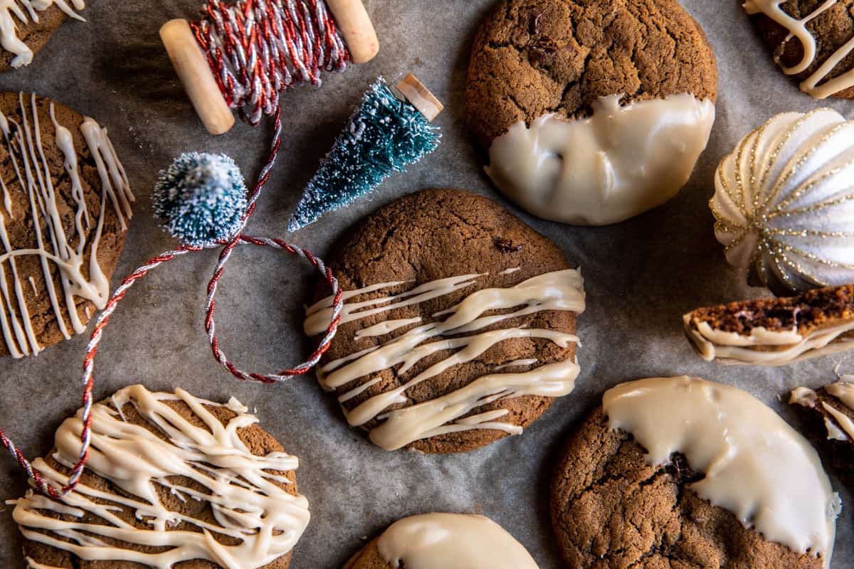 Brown Sugar Maple Ginger Cookies | halfbakedharvest.com