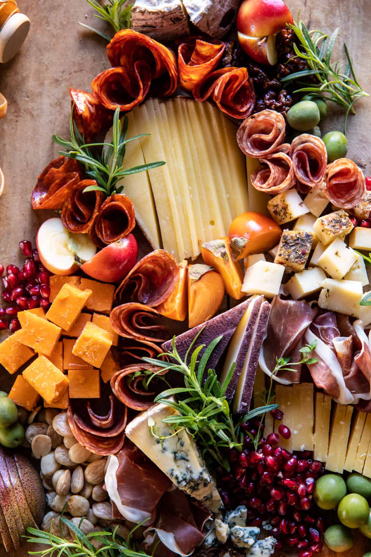 Christmas Tree Cheese Board | halfbakedharvest.com