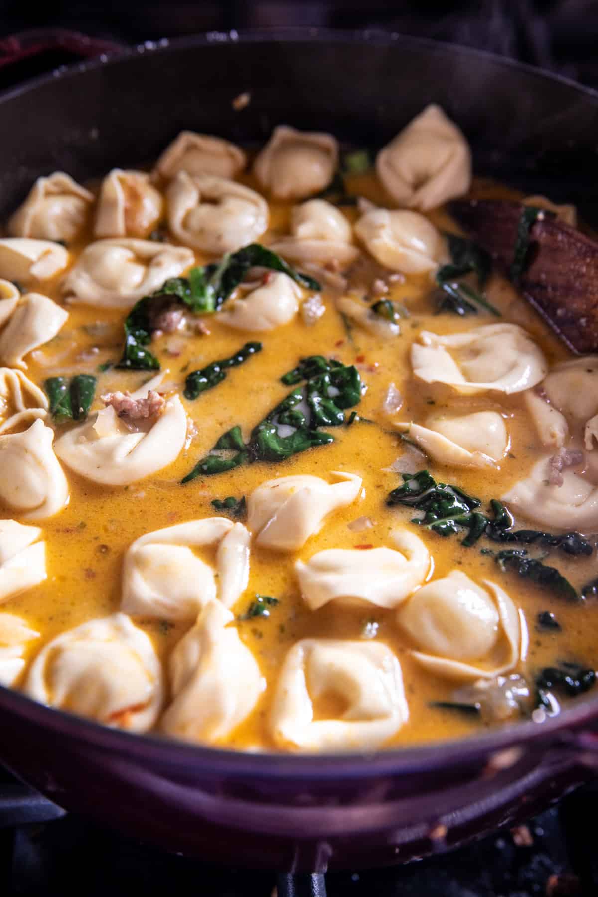 Pesto Tortellini Zuppa Toscana | halfbakedharvest.com