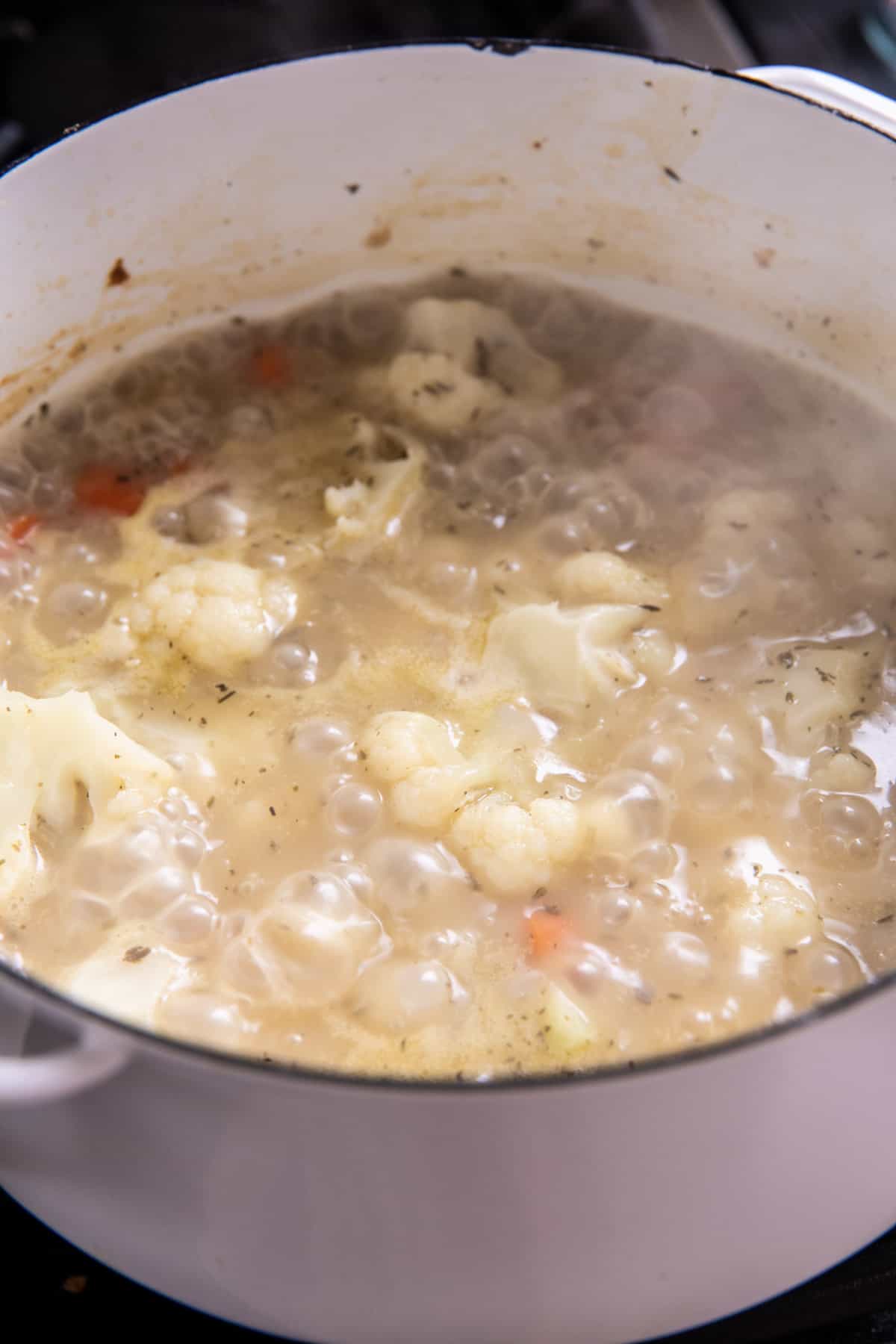 Lighter Creamy Broccoli Cheddar Soup | halfbakedharvest.com