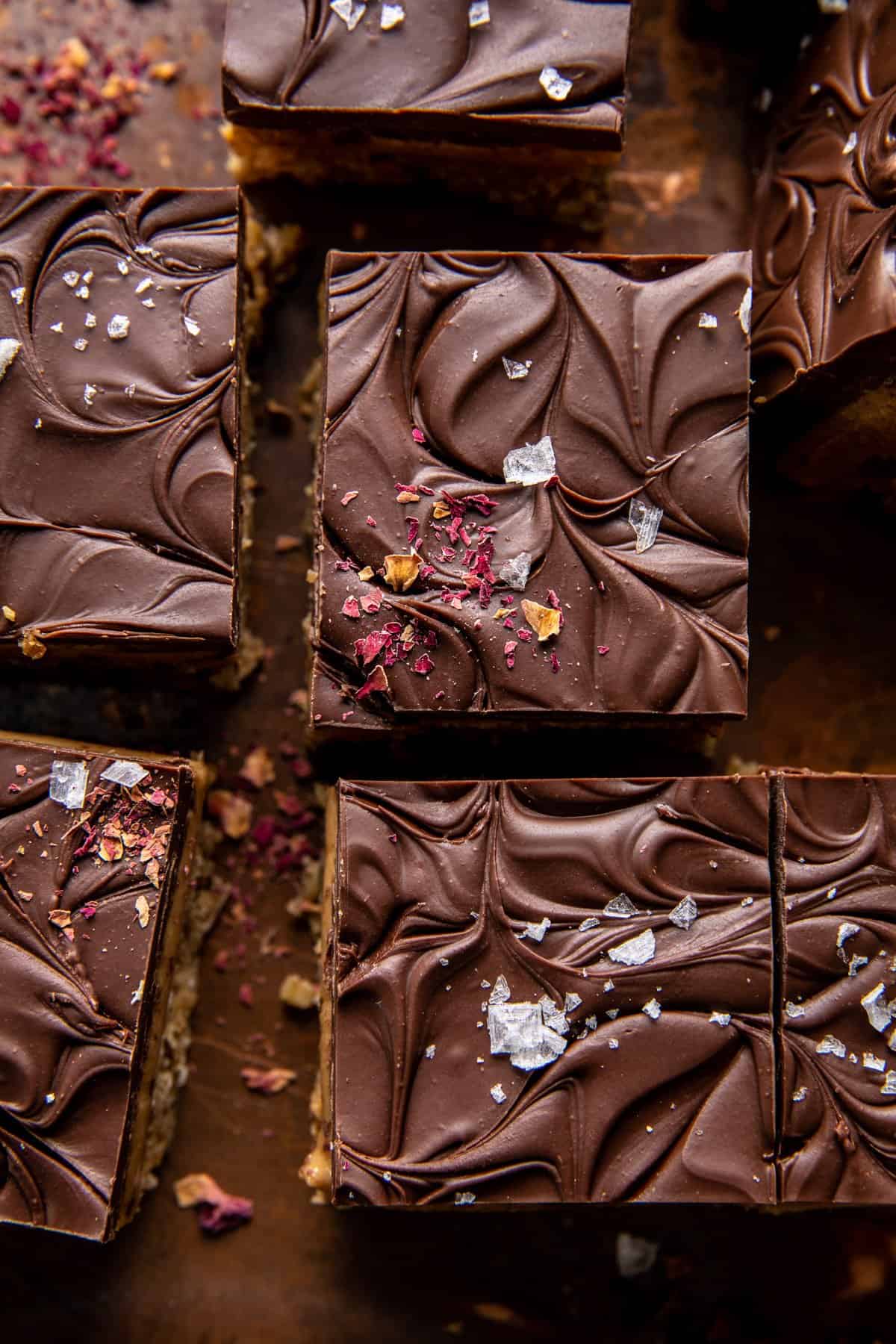 Chocolate Peanut Butter Oatmeal Bars | halfbakedharvest.com